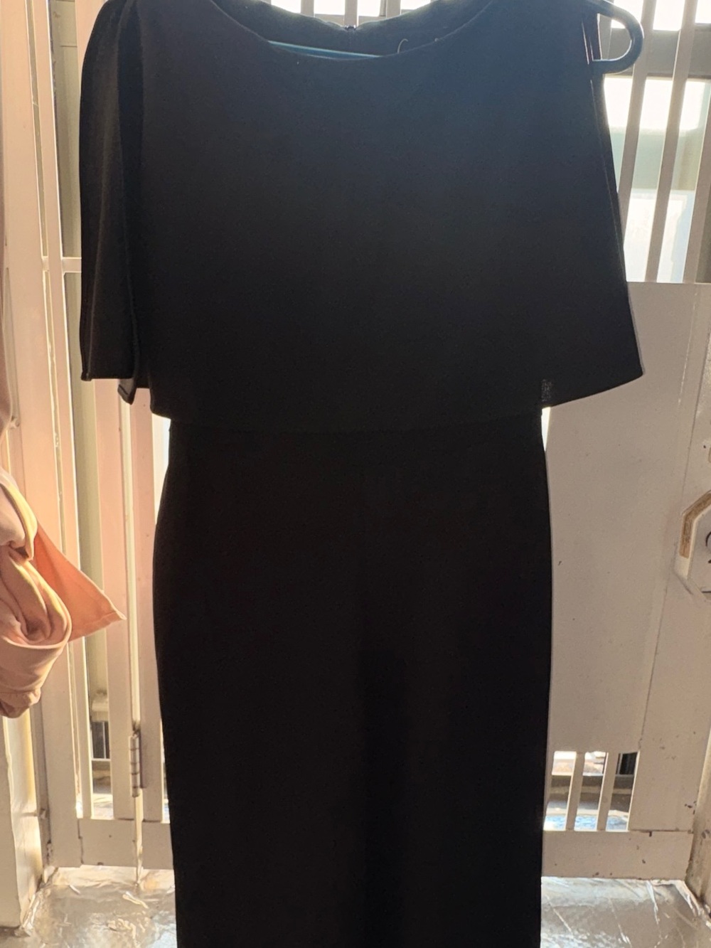 Connected Apparel Black Wide Leg Jumpsuit